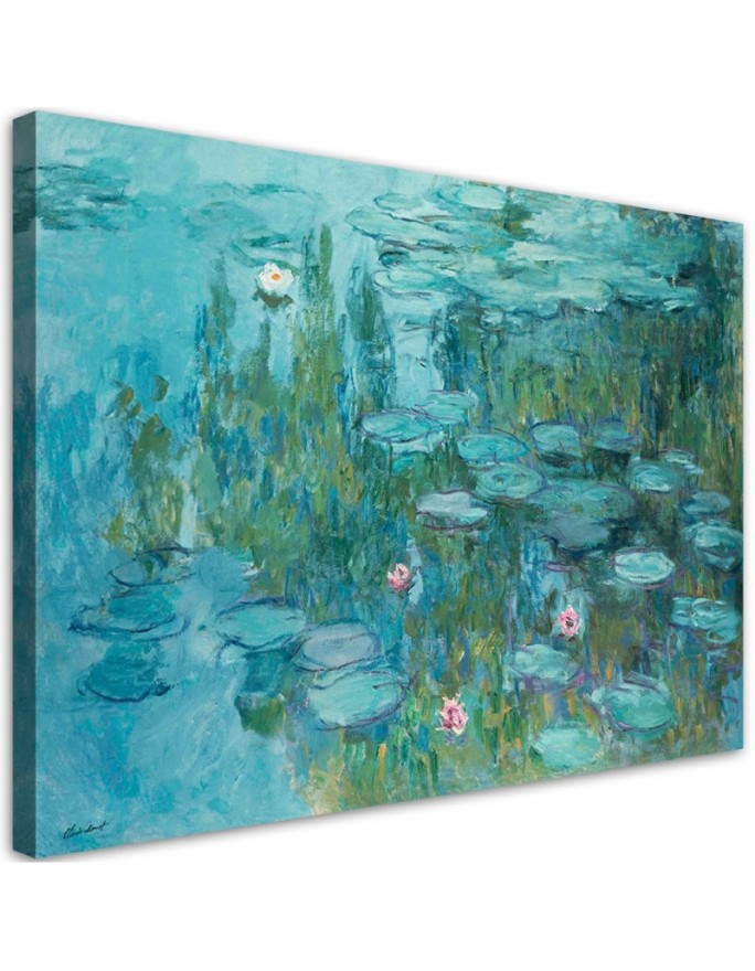 Canvas print Water lilies -...