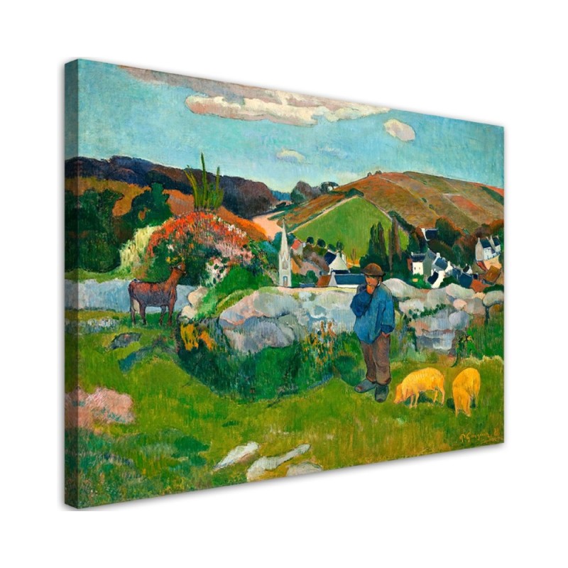 Canvas print reproduction - The Swineherd | FEEBY