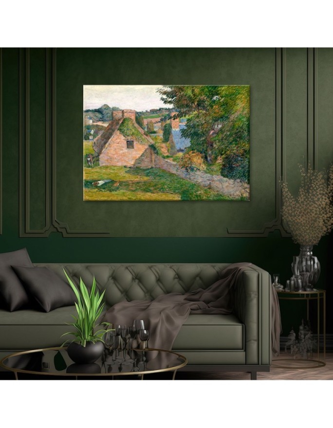 Canvas print reproduction - Houses in Vaugirard | FEEBY