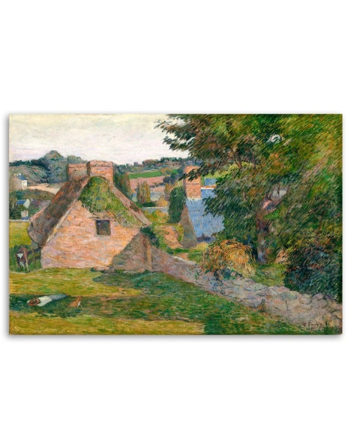 Canvas print reproduction - Houses in Vaugirard | FEEBY
