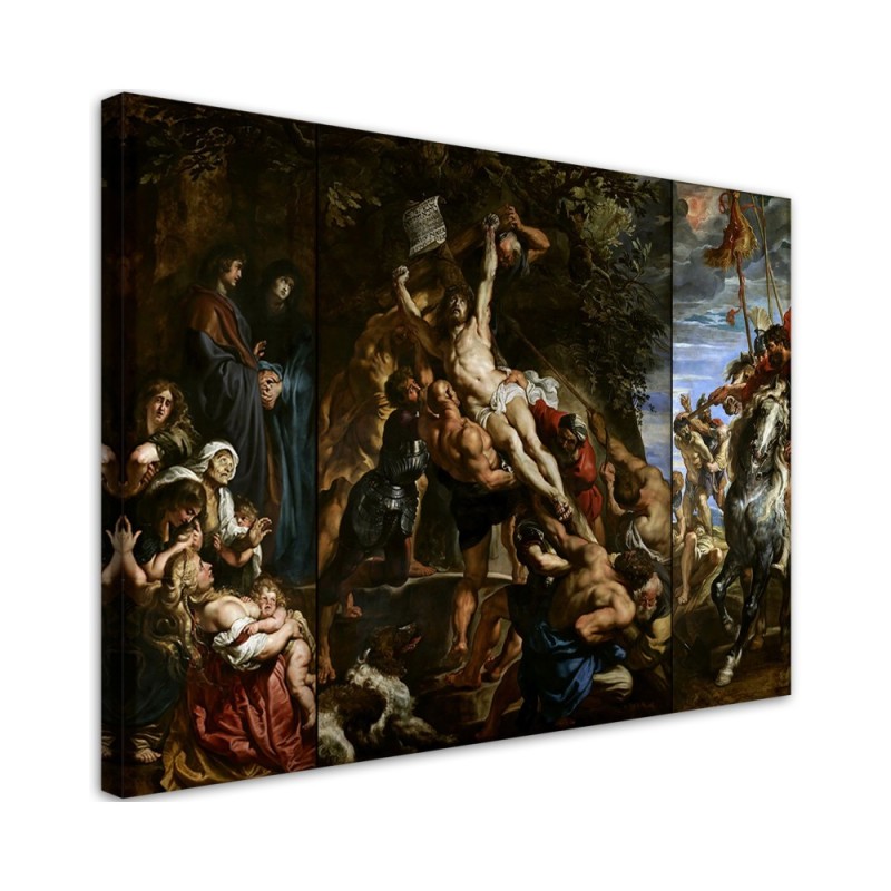 Canvas print reproduction - The Raising of the Cross | FEEBY