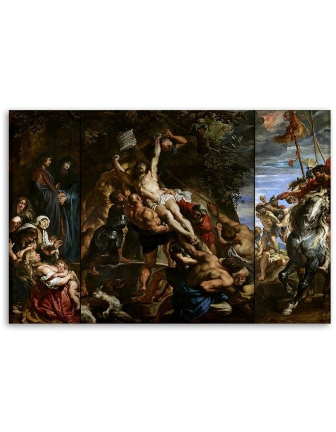 Canvas print reproduction - The Raising of the Cross | FEEBY