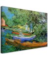 Canvas painting - Bank of the Oise at Auvers | FEEBY