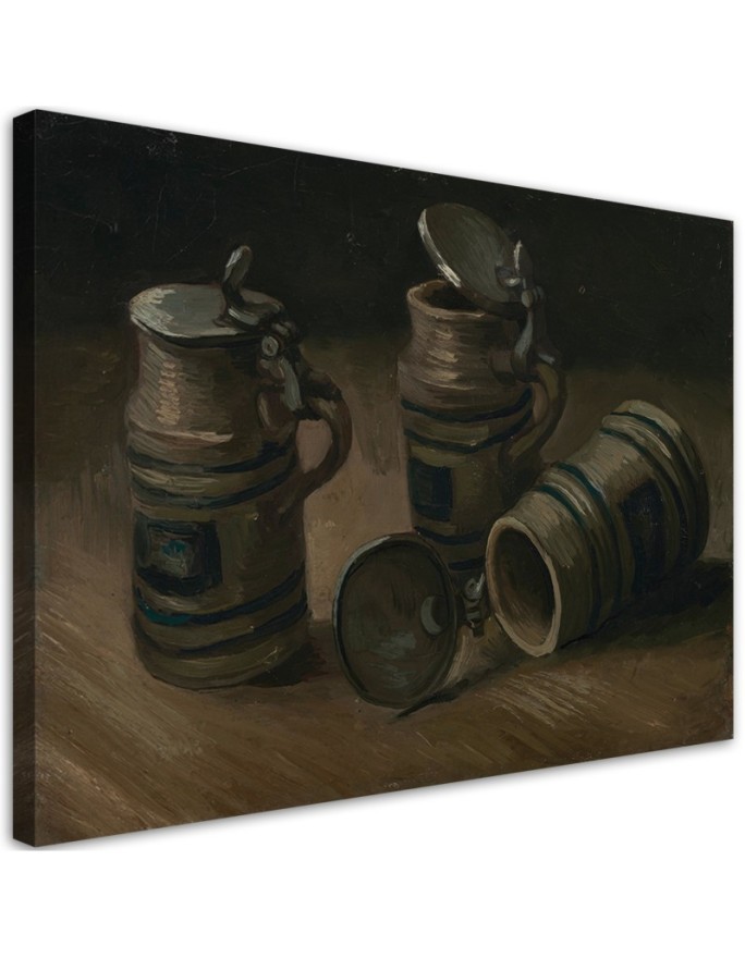 Canvas print reproduction - Beer Tankards | FEEBY