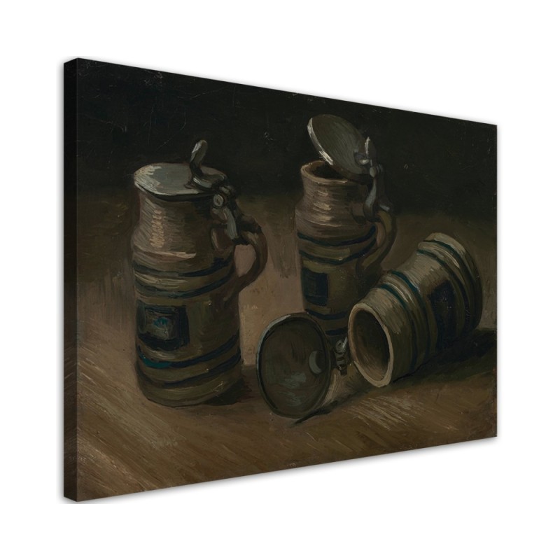 Canvas print reproduction - Beer Tankards | FEEBY
