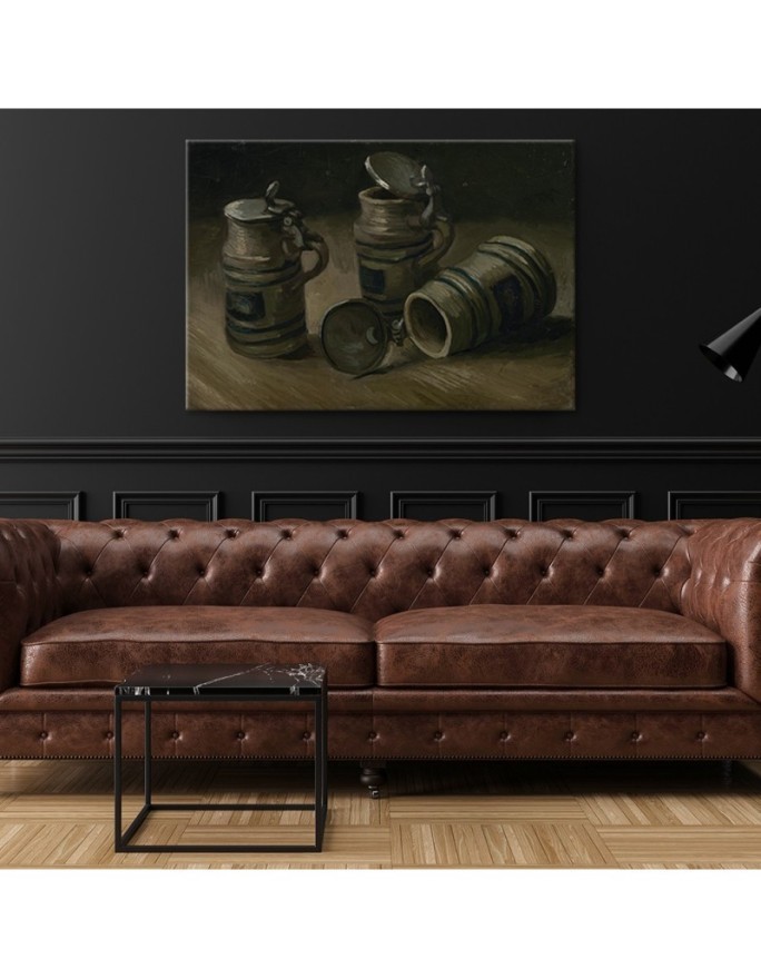 Canvas print reproduction - Beer Tankards | FEEBY