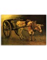 Canvas print reproduction - Cart and ox | FEEBY