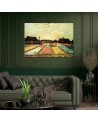 Canvas painting - Fields of flowers | FEEBY
