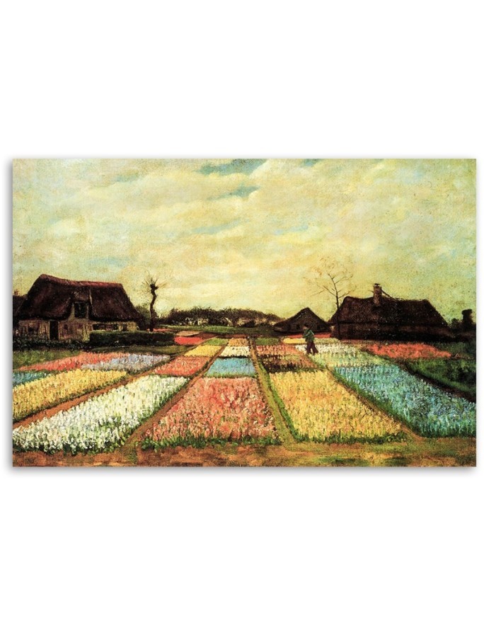 Canvas painting - Fields of flowers | FEEBY