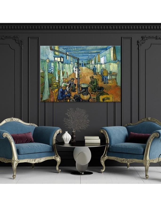 Canvas print reproduction - Hospital in Arles | FEEBY