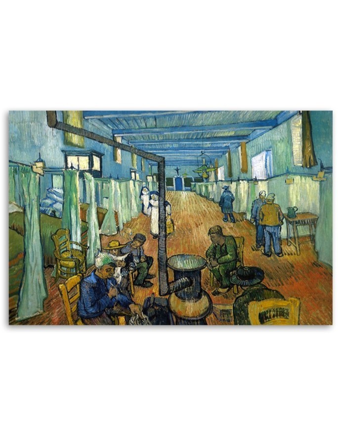 Canvas print reproduction - Hospital in Arles | FEEBY