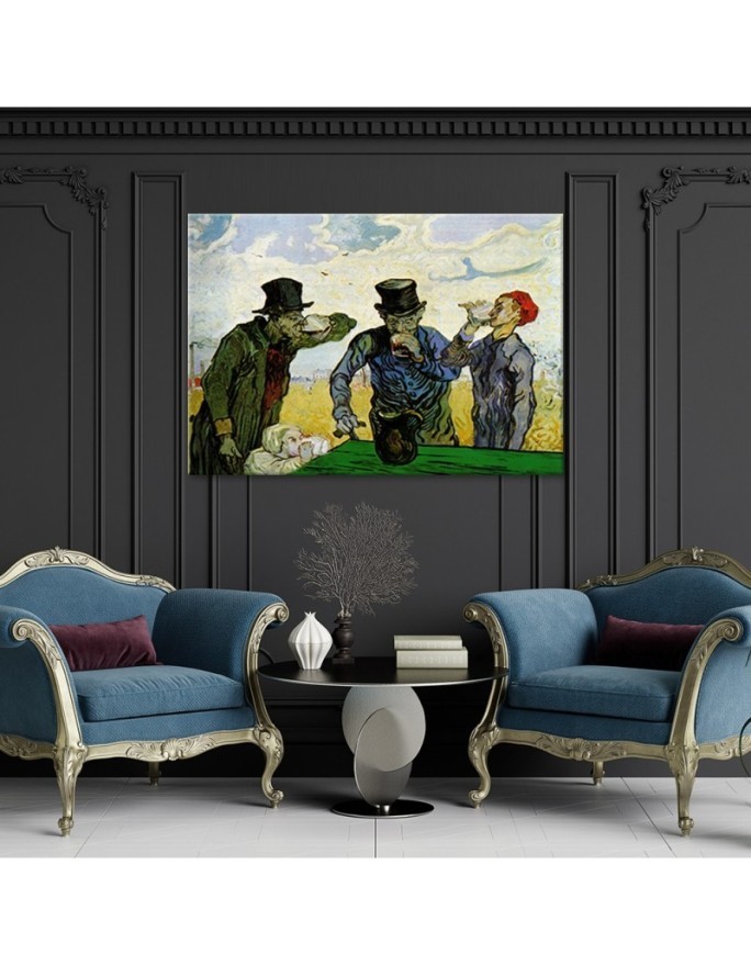 Canvas print reproduction - Drinking | FEEBY