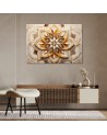 Bedroom pictures for the wall - AI Flowers 3D | FEEBY