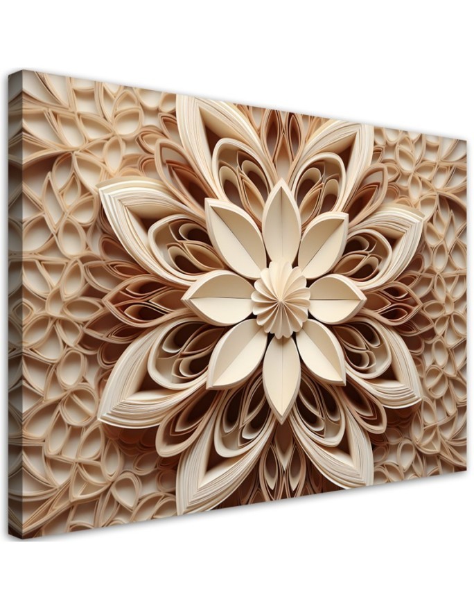 Abstract flower 3d - wall decoration for room | FEEBY