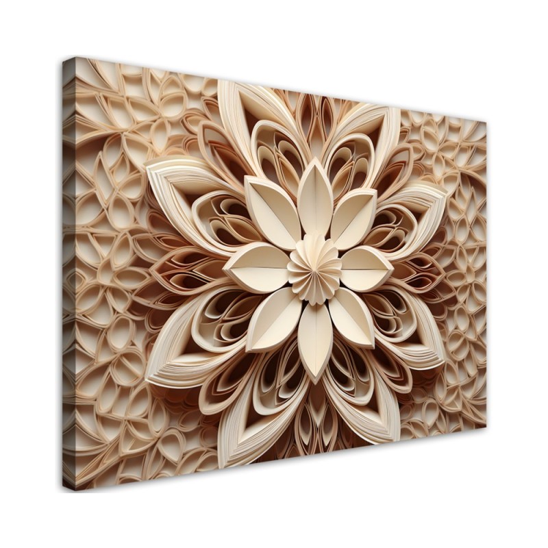 Abstract flower 3d - wall decoration for room | FEEBY