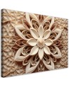 Abstract flower 3d - wall decoration for room | FEEBY