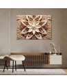 Abstract flower 3d - wall decoration for room | FEEBY