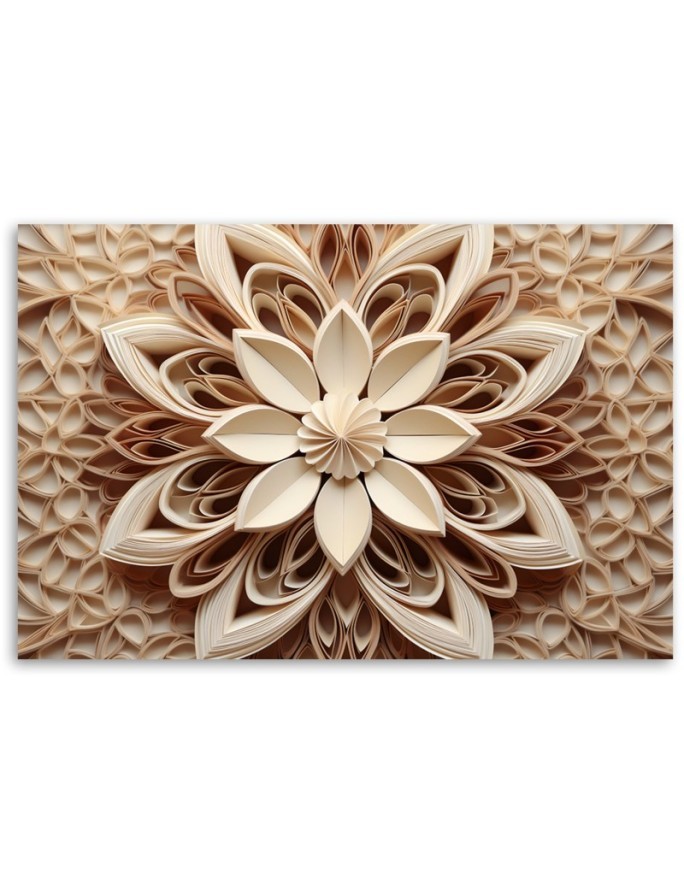 Abstract flower 3d - wall decoration for room | FEEBY