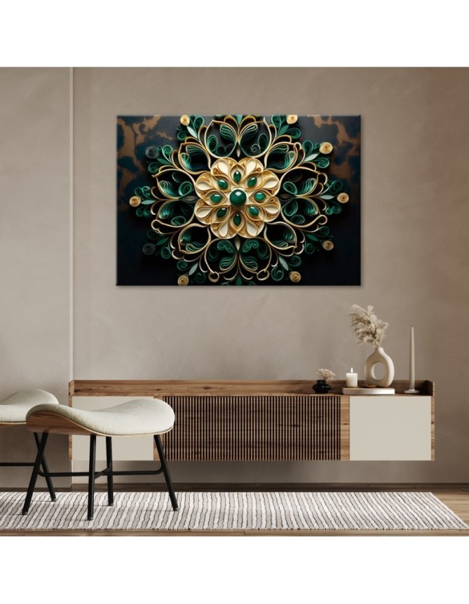 Ai wall painting for lofts - Abstraction diamond | FEEBY