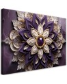 Ai wall painting for lofts - Abstraction flower diamond 3d | FEEBY
