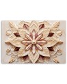 Modern 3d canvas painting - Beige flower AI | FEEBY