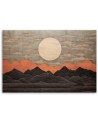 Colourful wall painting for office - Sunset Japan | FEEBY