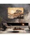 Decorative 3d painting - Golden mountain view | FEEBY