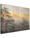 Wall painting - Mountain landscape in gold | FEEBY