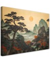 Canvas print for living room - Japanese landscape | FEEBY