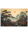 Canvas print for living room - Japanese landscape | FEEBY