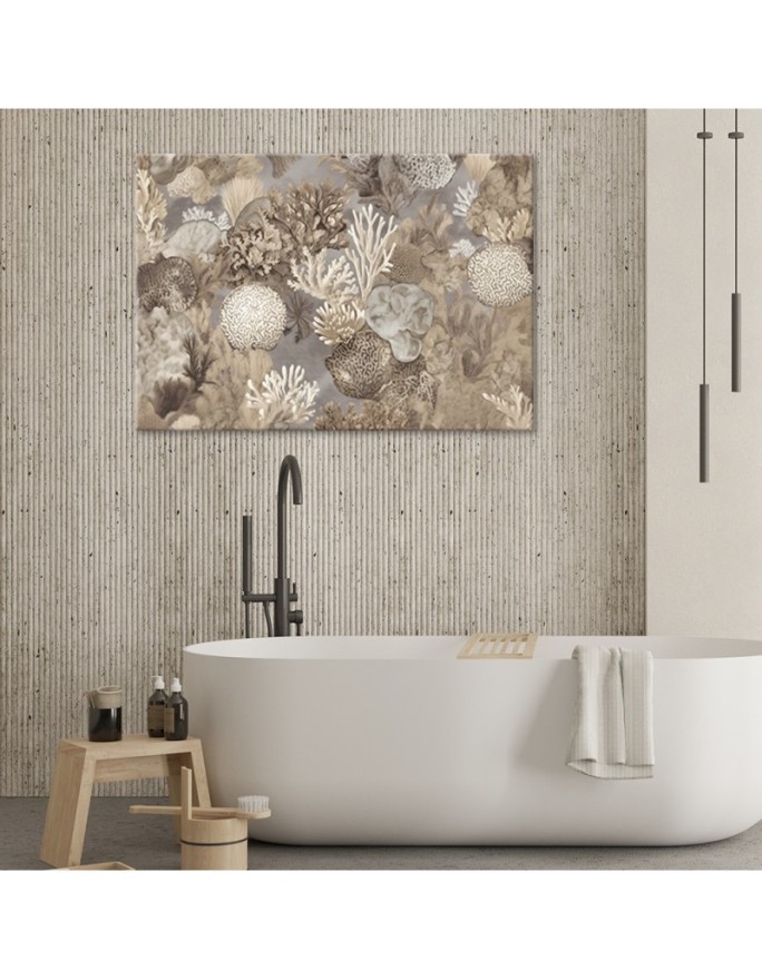 Canvas print boho ai - Sea animals and plants | FEEBY