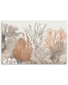 Boho beige painting - Sea plants | FEEBY
