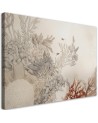 Canvas print for living room boho - Marine fishes and plants | FEEBY