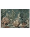 Canvas print for bathroom - Corals and fish | FEEBY