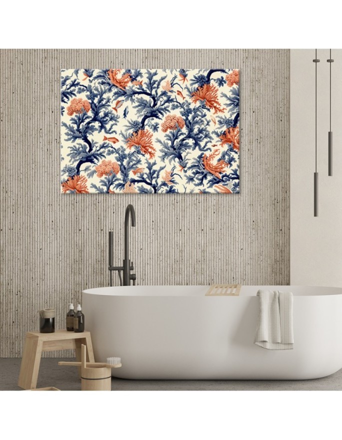 Canvas print - Corals and fish | FEEBY