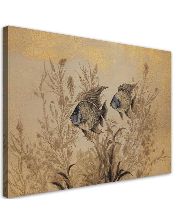 Canvas print for bedroom - Fish veils boho | FEEBY