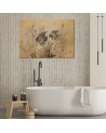 Canvas print for bedroom - Fish veils boho | FEEBY