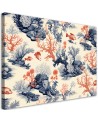 Canvas print - Corals and fish AI | FEEBY