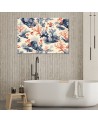 Canvas print - Corals and fish AI | FEEBY