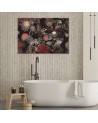 Wall painting for living room - Coral plants AI | FEEBY