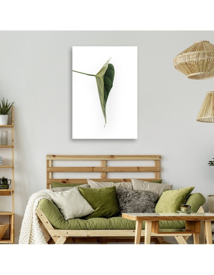 Canvas painting - Green leaf nature botany | FEEBY