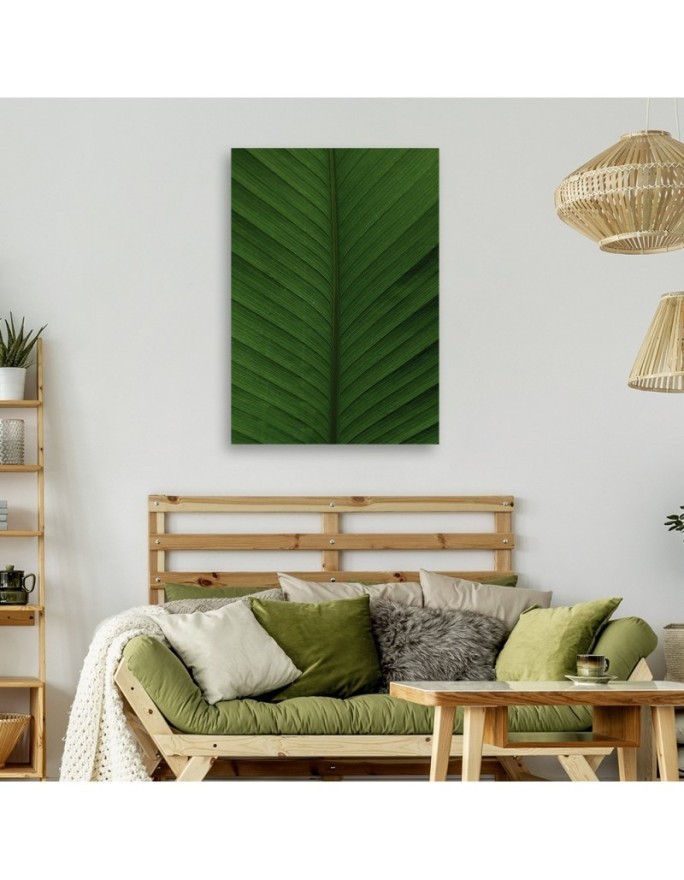 Canvas painting - Banana leaf macro | FEEBY