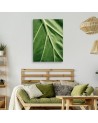 Canvas painting - Macro leaf dew | FEEBY