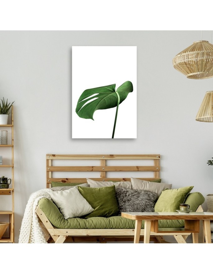 Canvas painting - Monstera leaf plant | FEEBY
