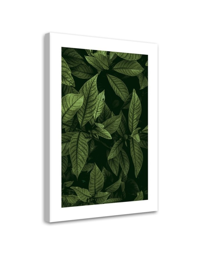 Canvas painting - Green leaves | FEEBY