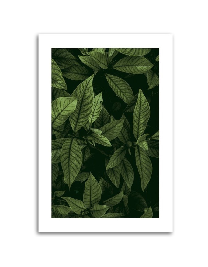 Canvas painting - Green leaves | FEEBY