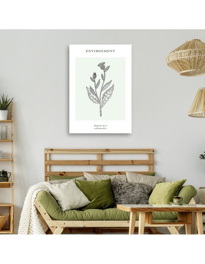 Canvas painting - Thistle plant | FEEBY