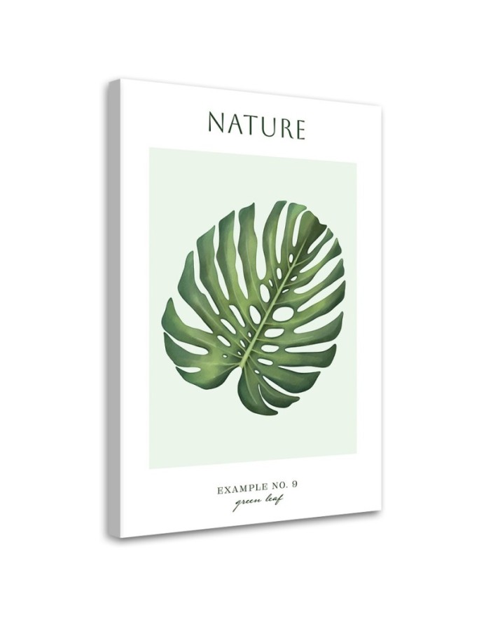 Canvas print Green leaf...