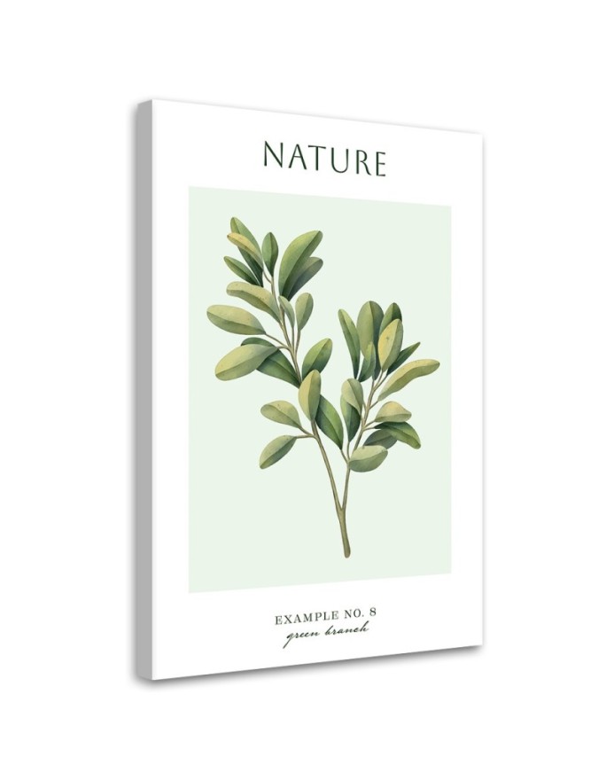 Canvas print Green branch -...