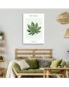 Canvas painting - Green leaf | FEEBY